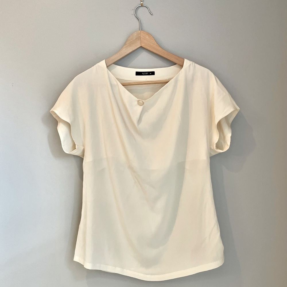 ETRO MILANO 100% Silk Loose Fit Blouse - EU 46